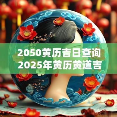 2050黄历吉日查询 2025年黄历黄道吉日查询