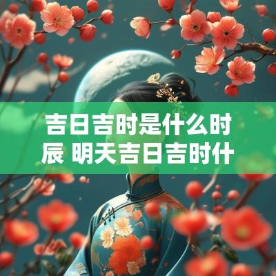 吉日吉时是什么时辰 明天吉日吉时什么时辰