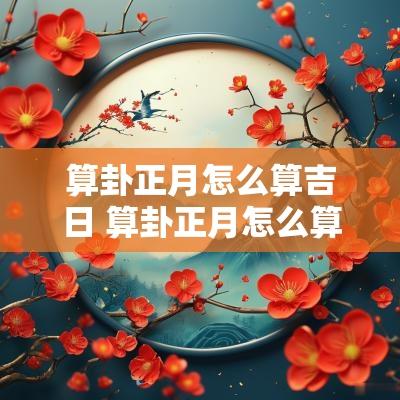 算卦正月怎么算吉日 算卦正月怎么算吉日时间