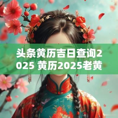 头条黄历吉日查询2025 黄历2025老黄历