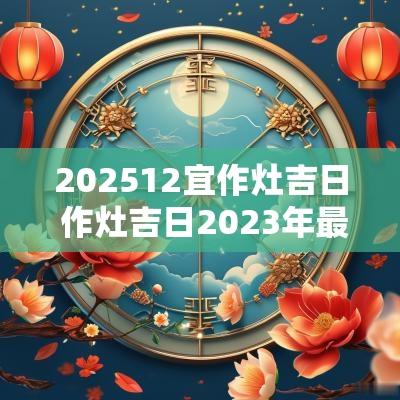 202512宜作灶吉日 作灶吉日2025年最佳时间