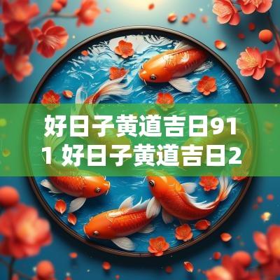 好日子黄道吉日911 好日子黄道吉日2025年