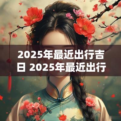 2025年最近出行吉日 2025年最近出行吉日查询