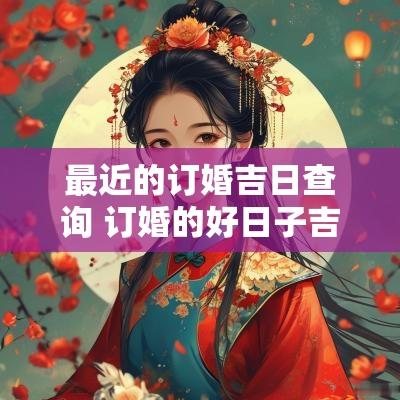 最近的订婚吉日查询 订婚的好日子吉日查询