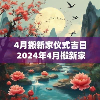 4月搬新家仪式吉日 2025年4月搬新家黄道吉日