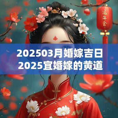 202503月婚嫁吉日 2025宜婚嫁的黄道吉日