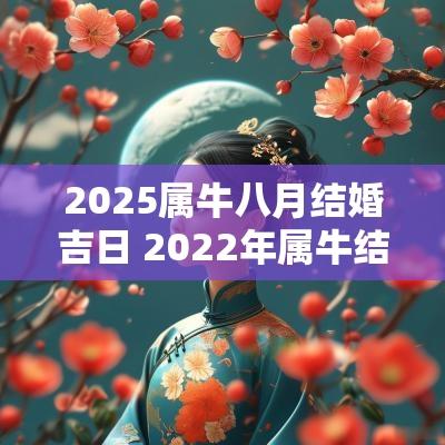 2025属牛八月结婚吉日 2025年属牛结婚吉日