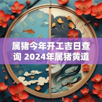 属猪今年开工吉日查询 2025年属猪黄道吉日