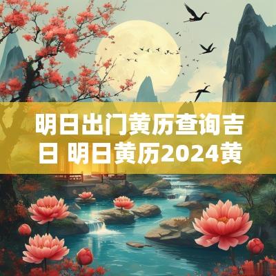 明日出门黄历查询吉日 明日黄历2025黄道吉日查询