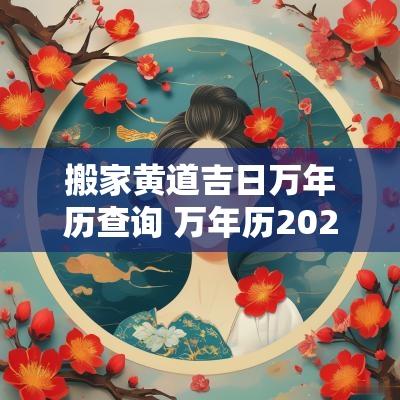 搬家黄道吉日万年历查询 万年历2025搬家黄道吉日