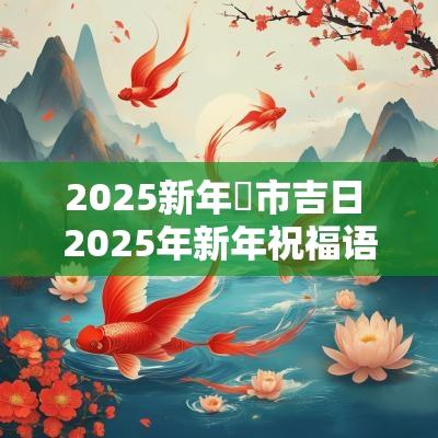 2025新年啟市吉日 2025年新年祝福语