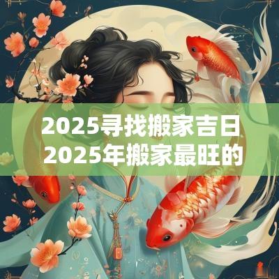 2025寻找搬家吉日 2025年搬家最旺的属相