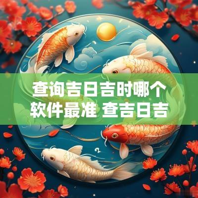 查询吉日吉时哪个软件最准 查吉日吉时最好的网站