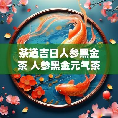 茶道吉日人参黑金茶 人参黑金元气茶功效