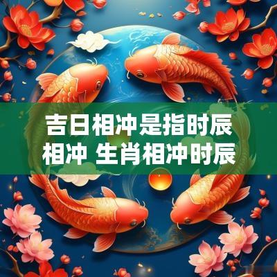 吉日相冲是指时辰相冲 生肖相冲时辰相合好不好