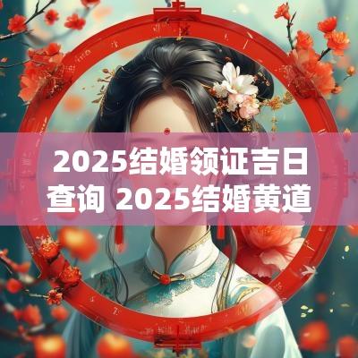 2025结婚领证吉日查询 2025结婚黄道吉日