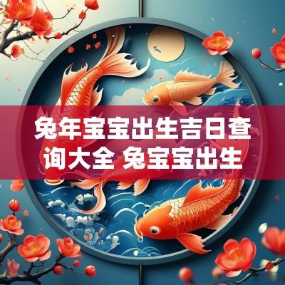 蛇年宝宝出生吉日查询大全 兔宝宝出生时辰吉日