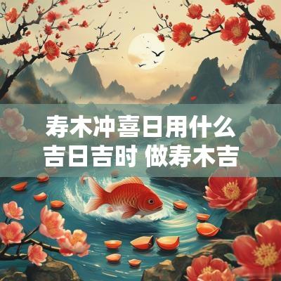 寿木冲喜日用什么吉日吉时 做寿木吉日