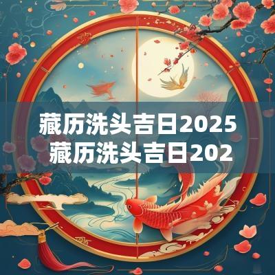 藏历洗头吉日2025 藏历洗头吉日2025