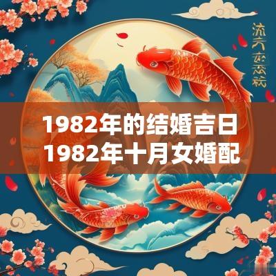 1982年的结婚吉日 1982年十月女婚配表