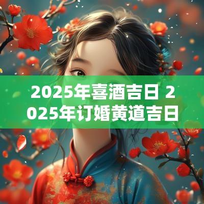 2025年喜酒吉日 2025年订婚黄道吉日生辰八字