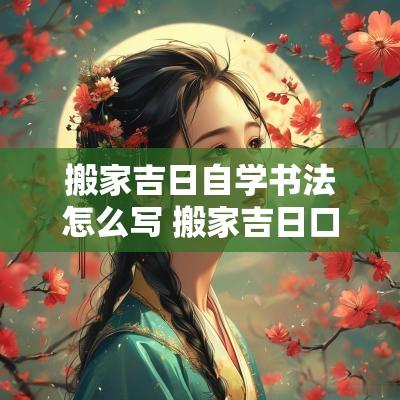 搬家吉日自学书法怎么写 搬家吉日口诀顺口溜