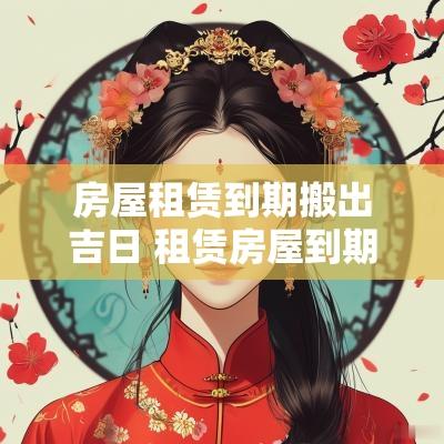 房屋租赁到期搬出吉日 租赁房屋到期不搬如何让它搬走