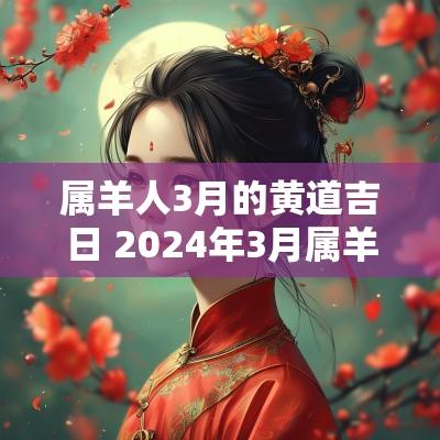 属羊人3月的黄道吉日 2025年3月属羊黄道吉日查询表