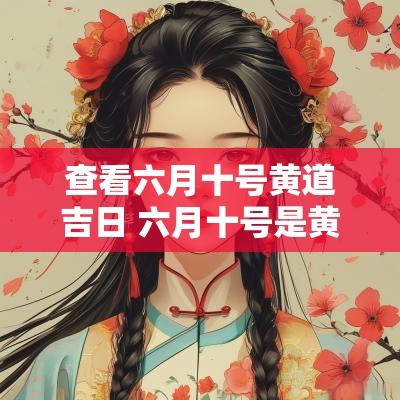 查看六月十号黄道吉日 六月十号是黄道吉日吗2025