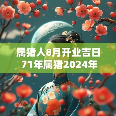 属猪人8月开业吉日 71年属猪2025年8月入宅吉日