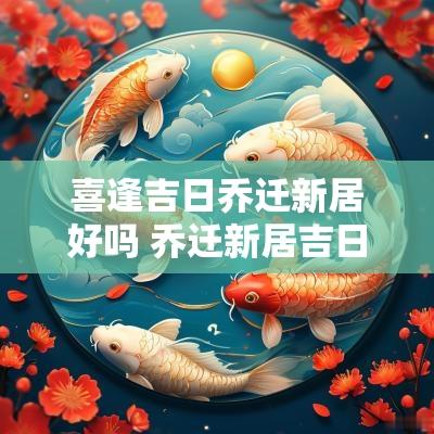 喜逢吉日乔迁新居好吗 乔迁新居吉日2025年
