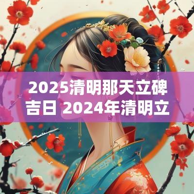 2025清明那天立碑吉日 2025年清明立碑黄道吉日