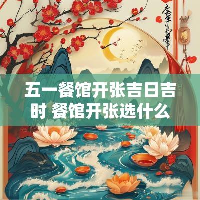 五一餐馆开张吉日吉时 餐馆开张选什么日子好