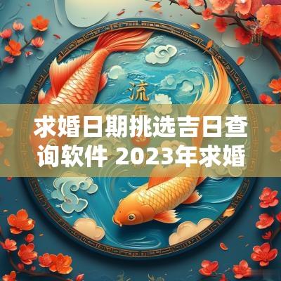 求婚日期挑选吉日查询软件 2025年求婚吉日查询大全