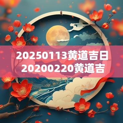 20250113黄道吉日 20250220黄道吉日