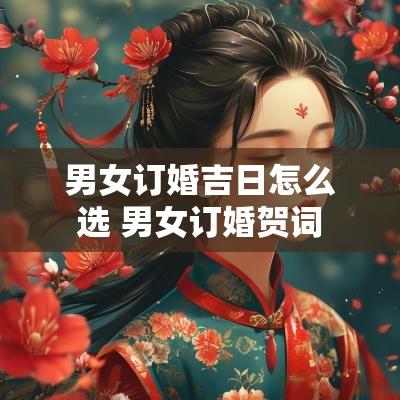男女订婚吉日怎么选 男女订婚贺词