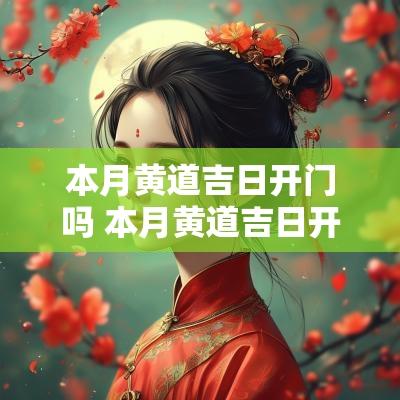 本月黄道吉日开门吗 本月黄道吉日开业哪天好