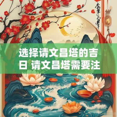 选择请文昌塔的吉日 请文昌塔需要注意什么