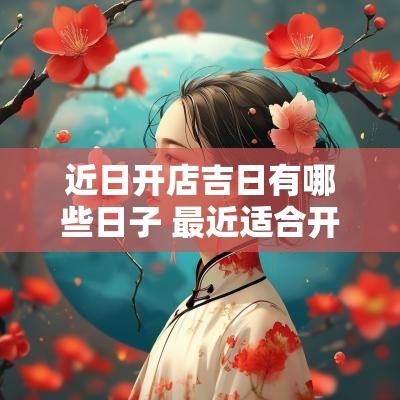 近日开店吉日有哪些日子 最近适合开店的黄道吉日