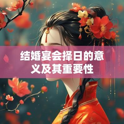 结婚宴会择日的意义及其重要性