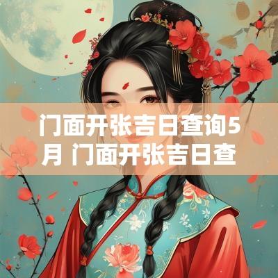 门面开张吉日查询5月 门面开张吉日查询5月1日