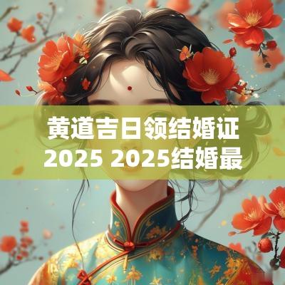 黄道吉日领结婚证2025 2025结婚最佳黄道吉日一览表2025
