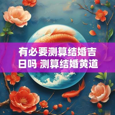 有必要测算结婚吉日吗 测算结婚黄道吉日