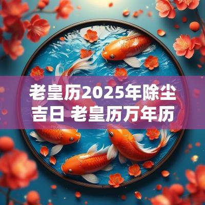 老皇历2025年除尘吉日 老皇历万年历2025年2月7日