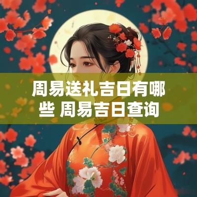 周易送礼吉日有哪些 周易吉日查询