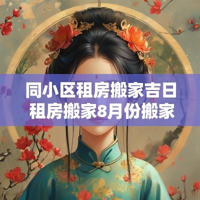 同小区租房搬家吉日 租房搬家8月份搬家吉日吉时