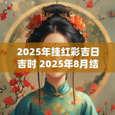 2025年挂红彩吉日吉时 2025年8月结婚黄道吉日