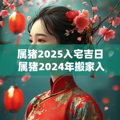 属猪2025入宅吉日 属猪2025年搬家入宅黄道吉日