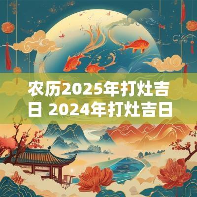 农历2025年打灶吉日 2025年打灶吉日