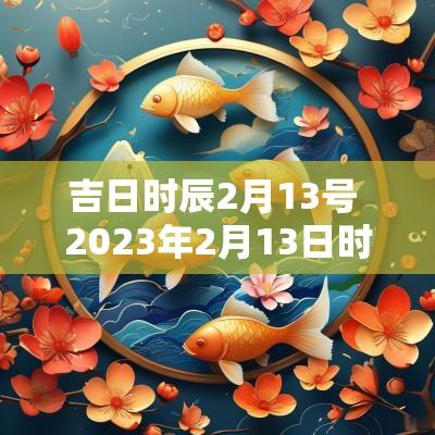吉日时辰2月13号 2025年2月13日时辰吉凶表